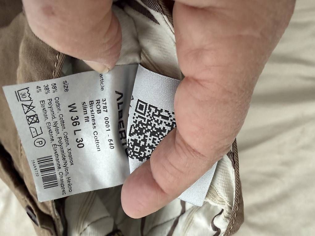 Pantaloni: ALBERTO HERREN HOSE  – Usato da Arth venduto da Hannymoon68 1