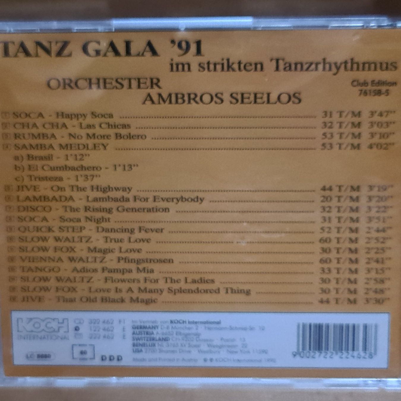 CD: CD Tanz Gala 91 – Usato da Dintikon venduto da Vexi 1