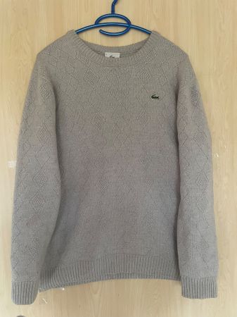 Lacoste Strickpullover – Grau – Grösse M – Original