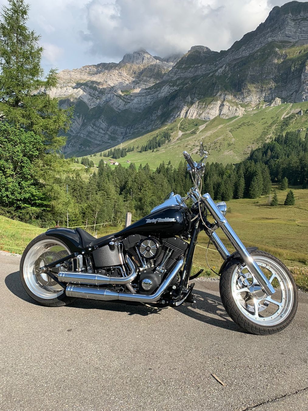 Harley-Davidson Chopper: Harley-Davidson, Bündnerbike – Usato da Felben-Wellhausen venduto da neubi