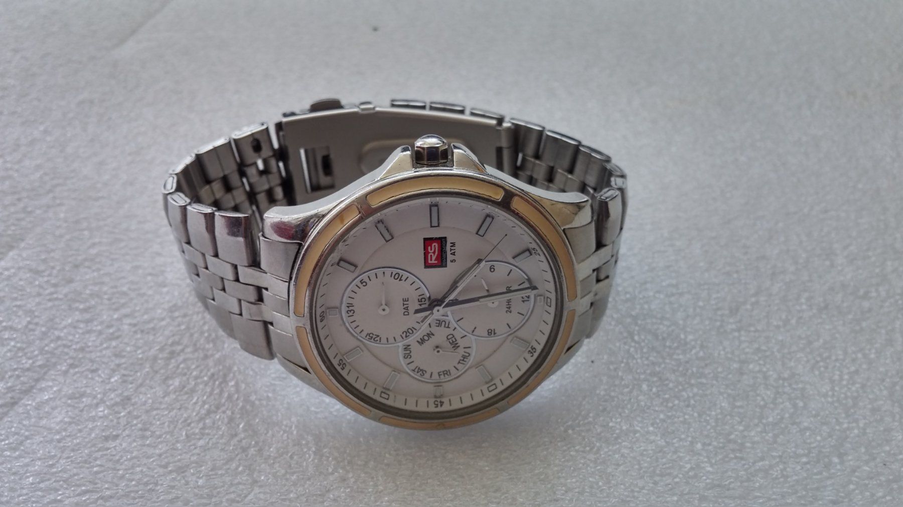 Orologi: RS Quarz Edelstahl Uhr – Usato da Zürich venduto da sendbad 2