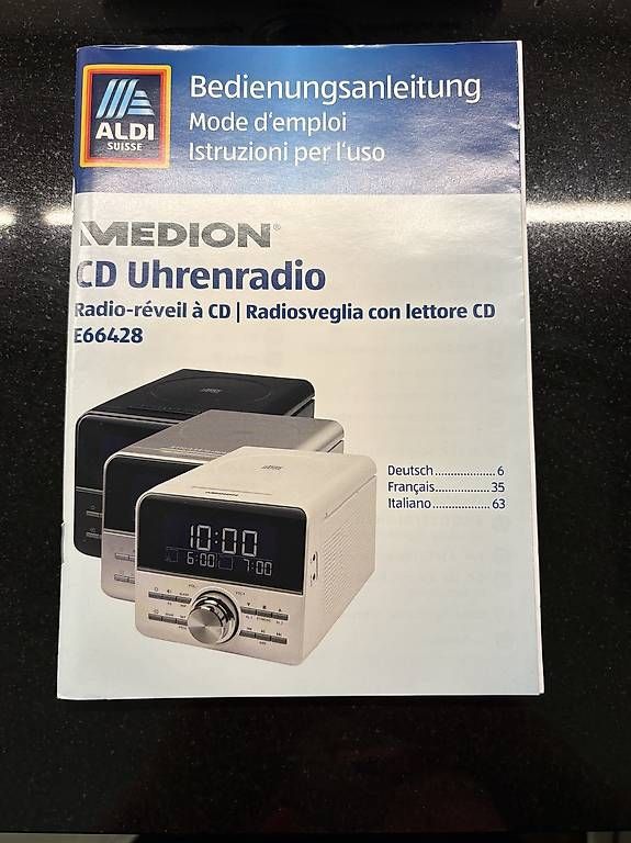Medion Réveils: Radio réveil CD – D'occasion à Martigny par jcj_j2fb 3