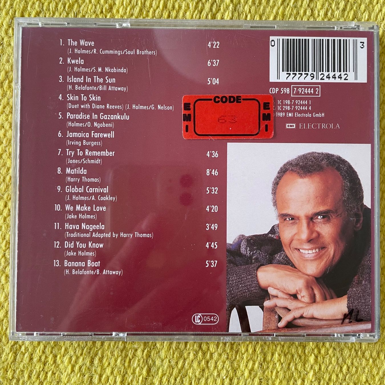 CD: HARRY BELAFONTE-BELAFONTE89 LIVE – Usato da Rorschacherberg venduto da CD-Roli 1