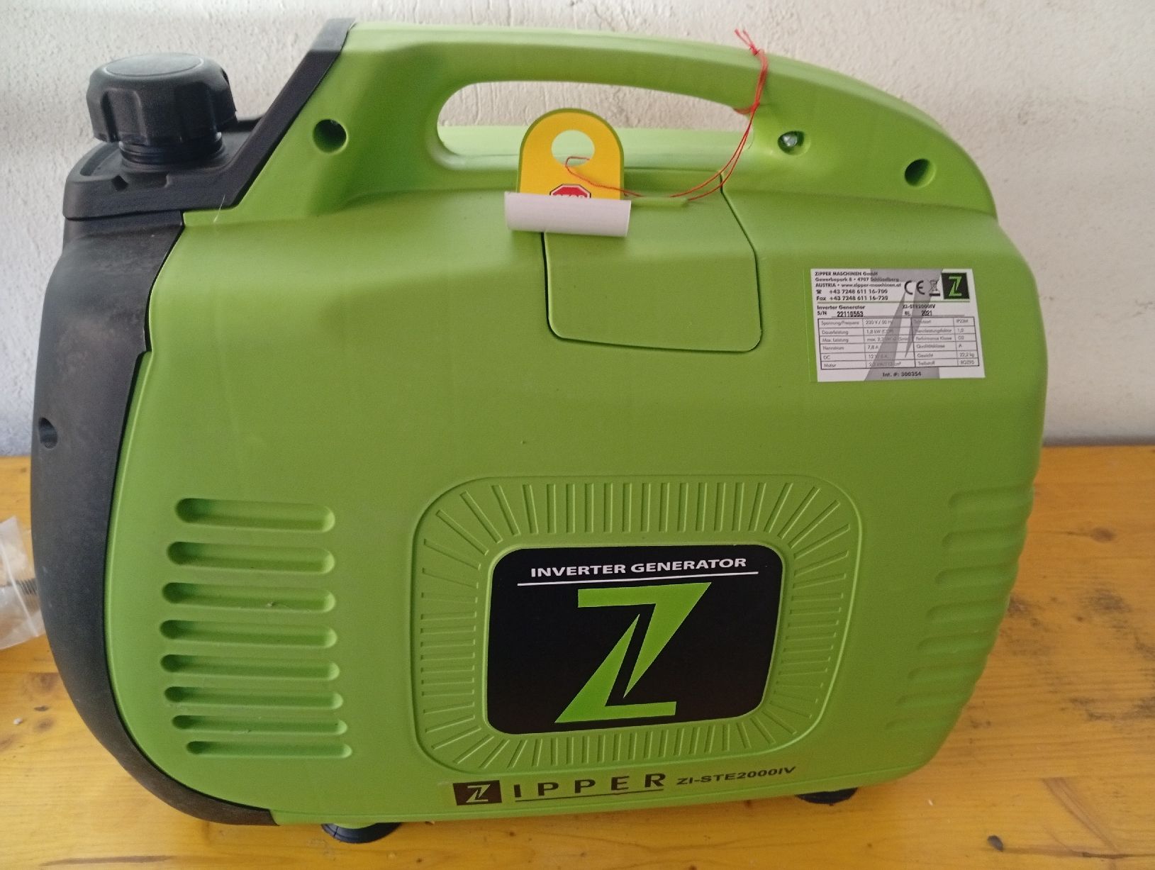 Generatori di corrente: ZIPPER Inverter Generator Sinuswelle – Nuovo (secondo la descrizione) da Berneck venduto da Schlings 4
