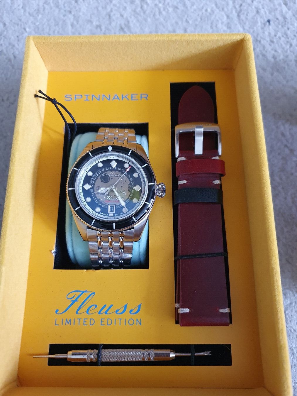 Spinnaker Orologi: Spinnaker Fleuss Automatic Limited Edition Armbanduhr Watch – Usato da Kriens venduto da Stoneground