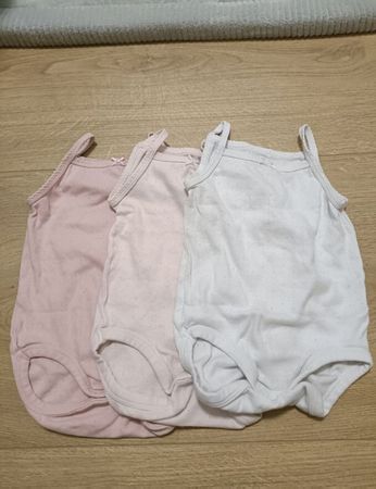 3x H&M Baby Body Grösse 62 Baumwolle