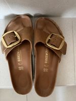 Birkenstock Madrid Big Buckle in Cognac, Grösse 40