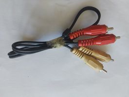 Cinch Kabel Audio Video Stecker auf Stecker gebraucht