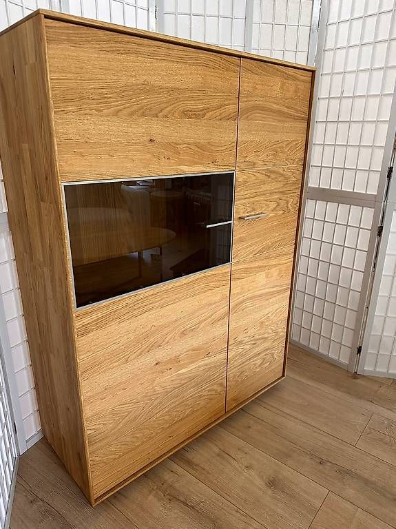 Armadi: Highboard ORI Eiche teilmassiv 99 x 134 cm – Nuovo (secondo la descrizione) da Unterentfelden venduto da moebelrufli 1