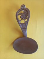 Cuillère à crème en bois sculpté à suspendre - Grue