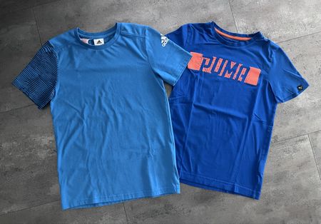 Adidas & Puma T-Shirts, Gr. 152, neuwertig