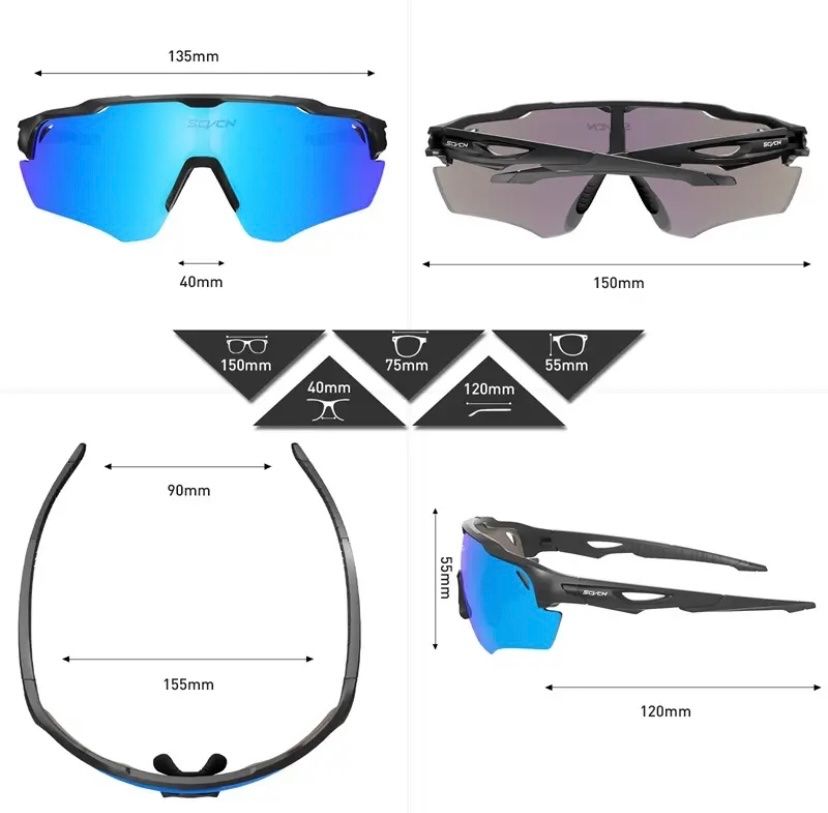 Occhiali & Lenti: Fahrrad Sport Brille – Nuovo e nell'imballaggio originale da Suhr venduto da sjay.Cv 5