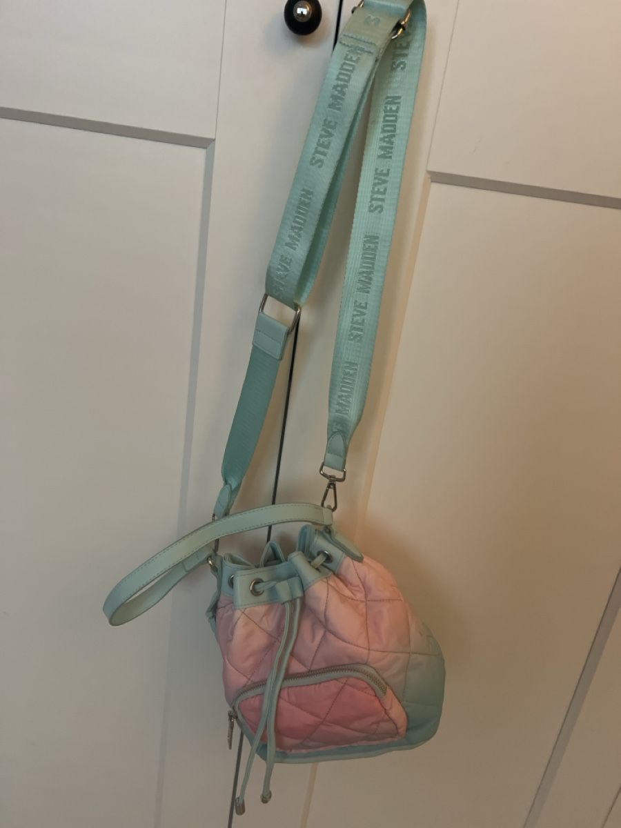 Steve Madden Borse da donna: Steve Madden Beuteltasche rosa blau gesteppt – Nuovo (secondo la descrizione) da Richterswil venduto da ang_2vks 1