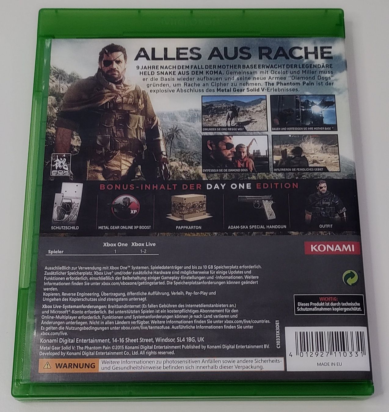Spiele: Xbox One: Metal Gear Solid V - The Phantom Pain – Gebraucht aus Uznach von Cheese-Us 1
