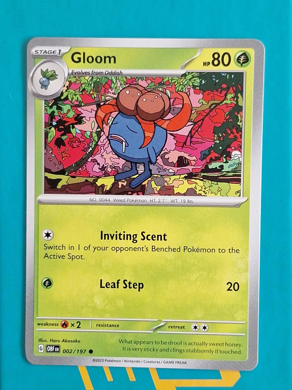 Pokémon Carte collezionabili: Gloom Duflor - Pokemon Obsidian Flames – Usato da Altstätten SG venduto da GGsGameshop