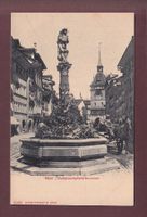 BERN - Dudelsackpfeiferbrunnen - Pferdekutsche