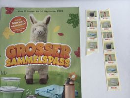 Coop Sammelpass mit 11 Klebemarken