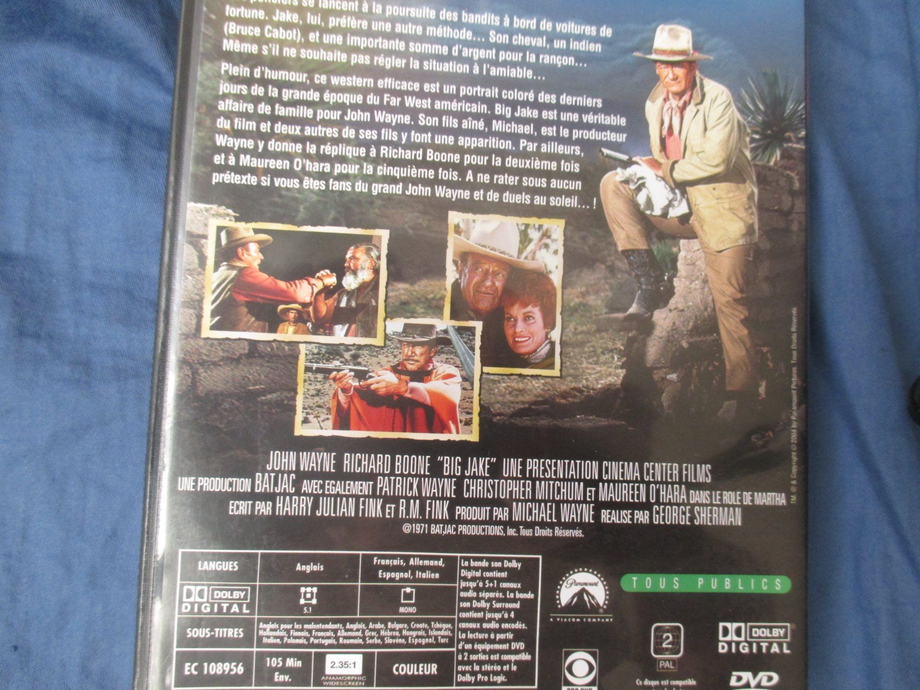 Tous les DVDs: Big Jake (John Wayne) – D'occasion à Colombier NE par Nevenma 1