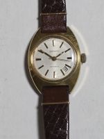 Montre automatique Zenith pour femme, plaqué or, avec date 