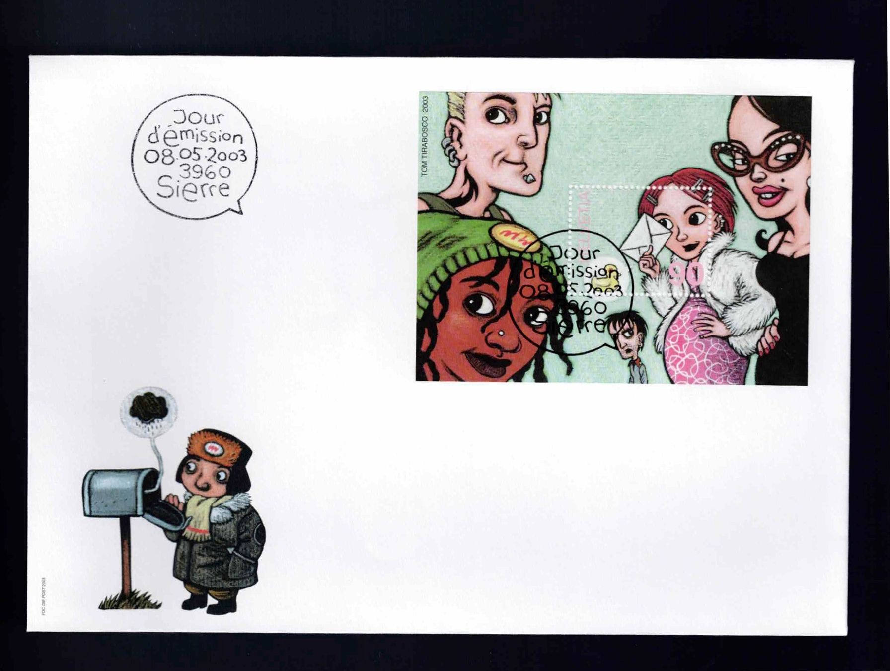 Alle Briefmarken: CH FDC Einzelmarke 2003 – Gebraucht aus Koblenz von Markenhimmel
