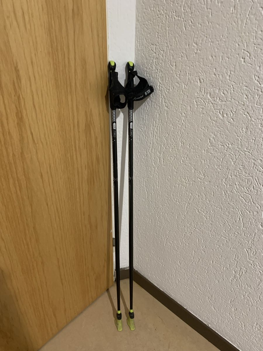 Bastoncini da trekking: Newfeel Carbon Nordicwalking Stöcke – Usato da Basel venduto da Fahrenheitcycling