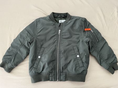 Blouson H&M kaki 104 cm, très bon état