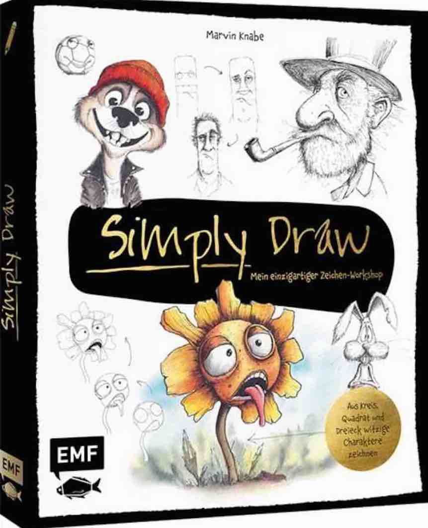 Libri: Marvin Knabe: Simply Draw – Zeichen-Workshop – Nuovo (secondo la descrizione) da Menziken venduto da Nora023