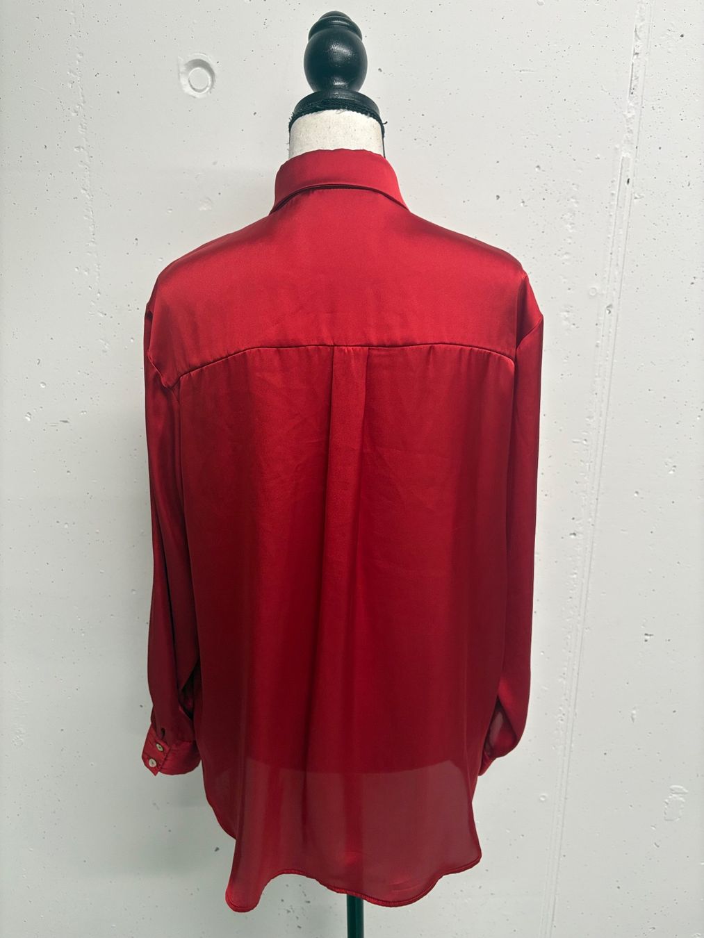Zara Camicette: Zara Satinbluse Gr. S rot Bluse – Nuovo (secondo la descrizione) da Regensdorf venduto da sec_l5cr 2