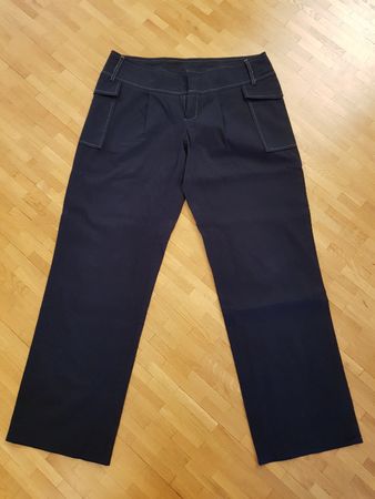 Pantalon Entre Amis bleu marine, en coton.taille 42