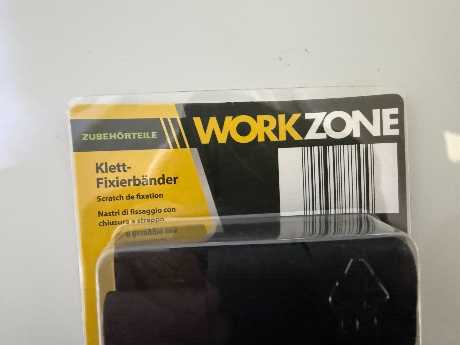 Nastri decorativi: Klett-Kabelbinder 4+2 Stk, mit Metallbügel, Workzone – Nuovo e nell'imballaggio originale da Unterengstringen venduto da Tnovus 1
