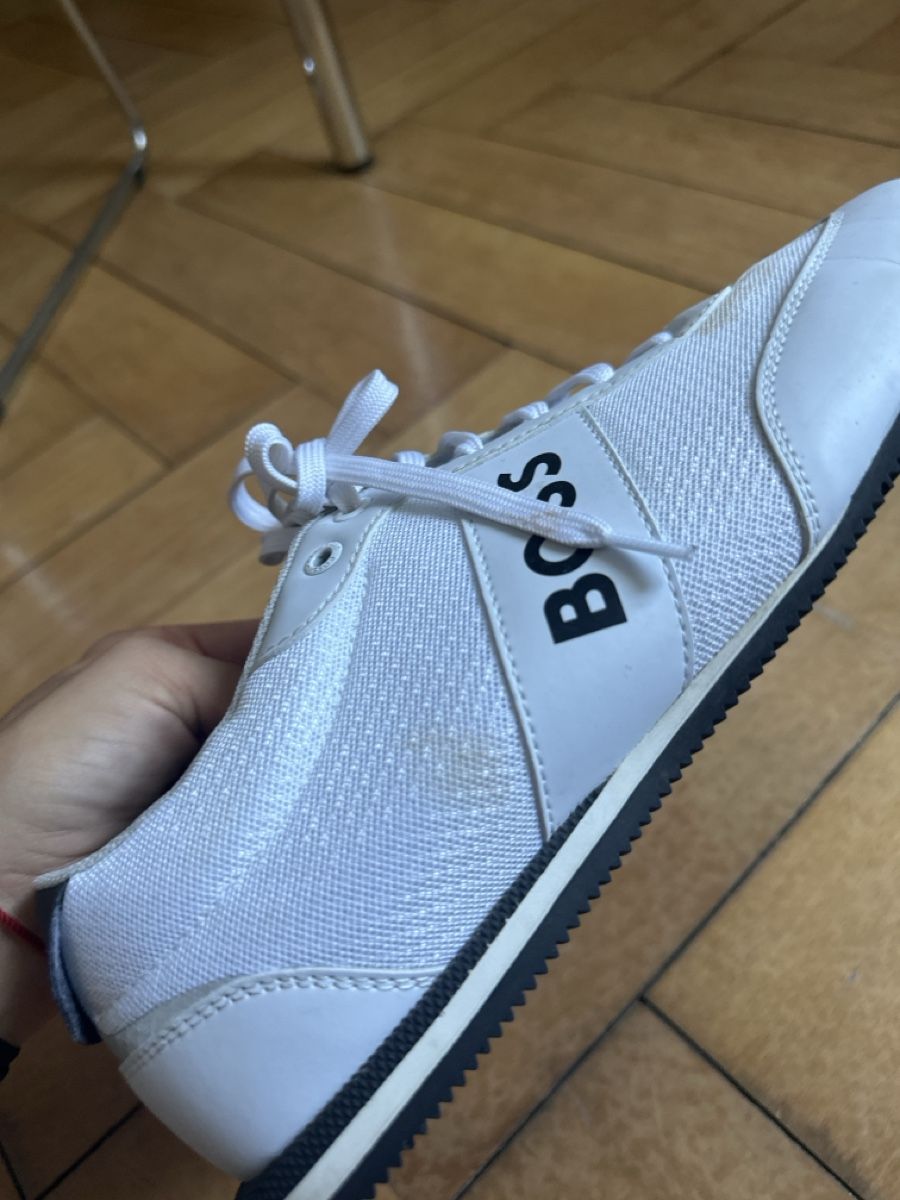Hugo Boss Scarpe da uomo: Boss Sneaker Herren Weiss Grösse 41  – Usato da Luzern venduto da w.welihodska 3
