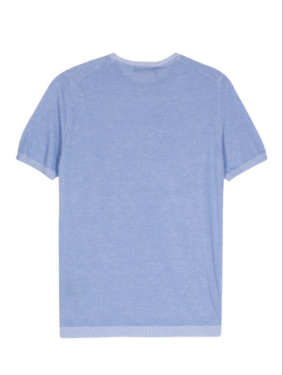 T-shirt: Moorer blue Tshirt – Usato da Melide venduto da Nikola-123 1