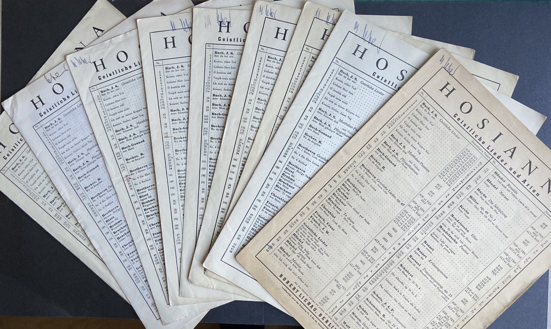 Libri: Diverse Notenbroschüren Klassik – Usato da Böckten venduto da Hansi36