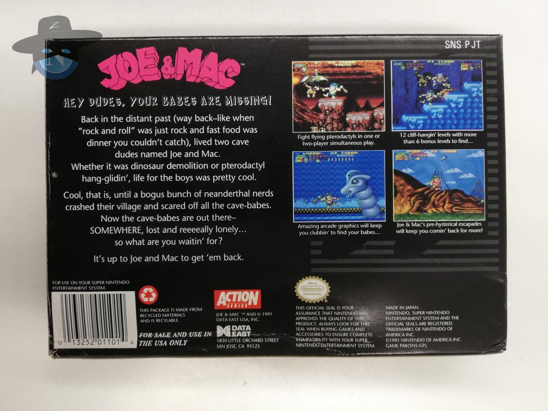 Nintendo Giochi: Joe & Mac / USA NTSC-U / Super Nintendo SNES – Usato da St. Gallen venduto da zorro_dc 1
