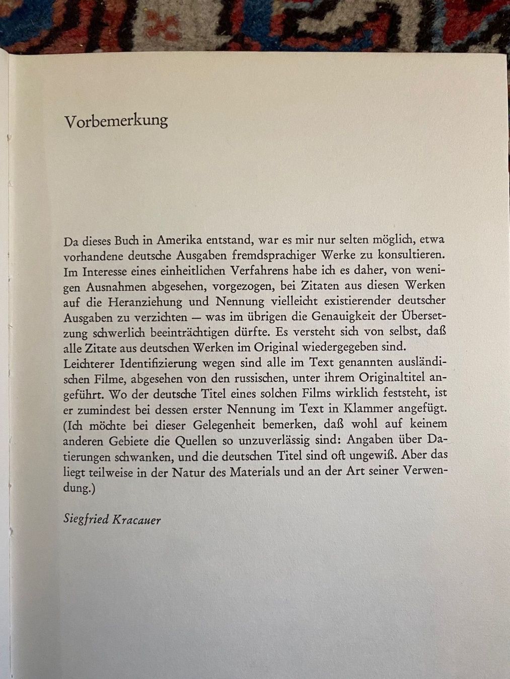 Libri: Kracauer Theorie des Films signiert – Usato da Zürich venduto da 2013tg 4