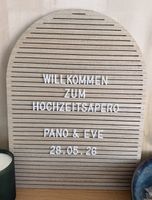 Letter Board für Hochzeit, Willkommensschild/ Deko 40x30cm