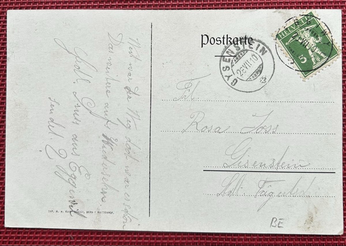 Cartoline postali: Eggiwil 4-Bildrig  – Usato da Horw venduto da Tellbub 1