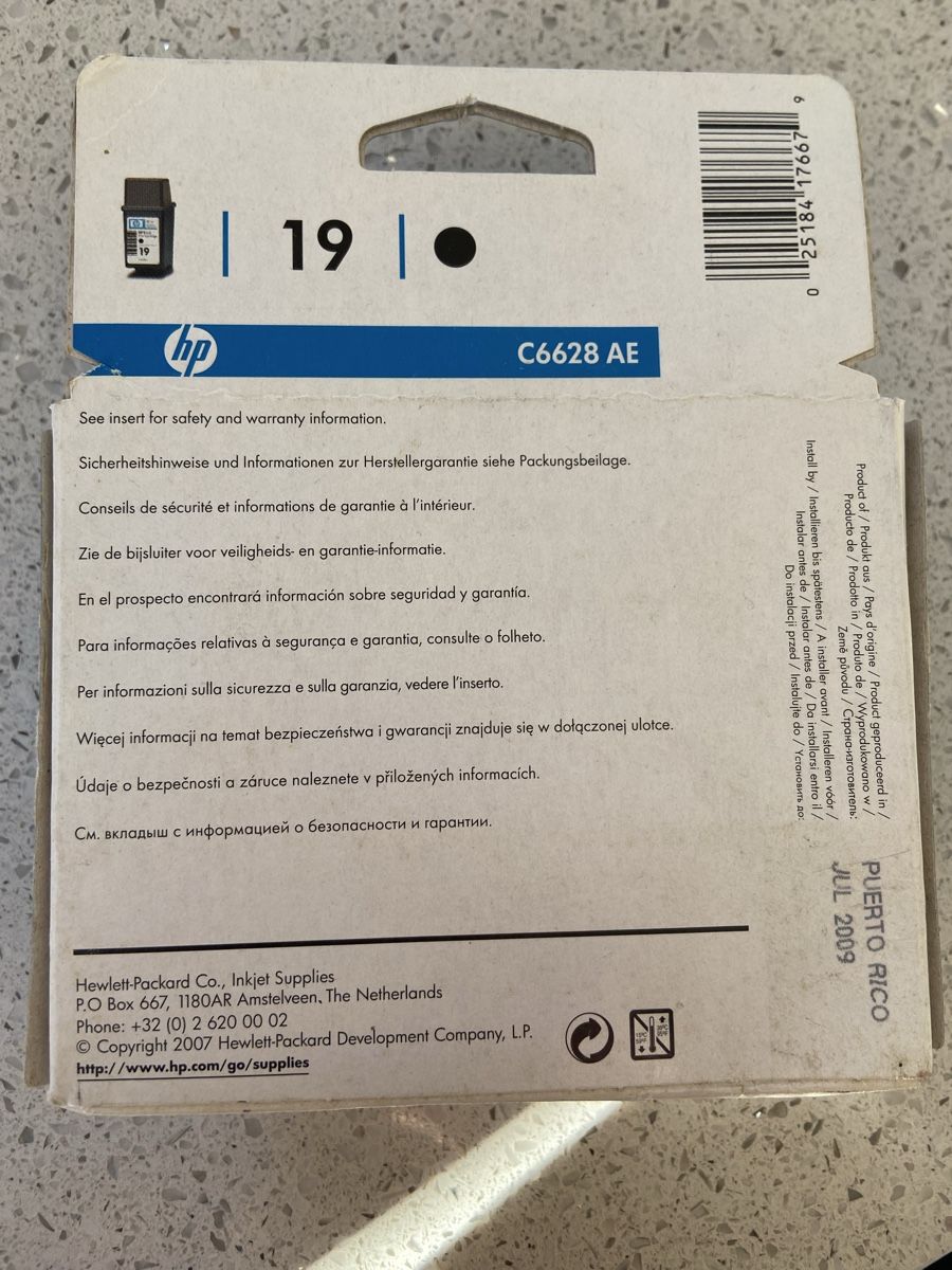 Hewlett Packard Cartucce per stampanti & toner: Toner hp 19 black – Nuovo e nell'imballaggio originale da Davesco-Soragno venduto da dvf_7h6d 1