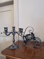 Antiker Kerzenständer aus Metall, Vintage Stil, Top Zustand