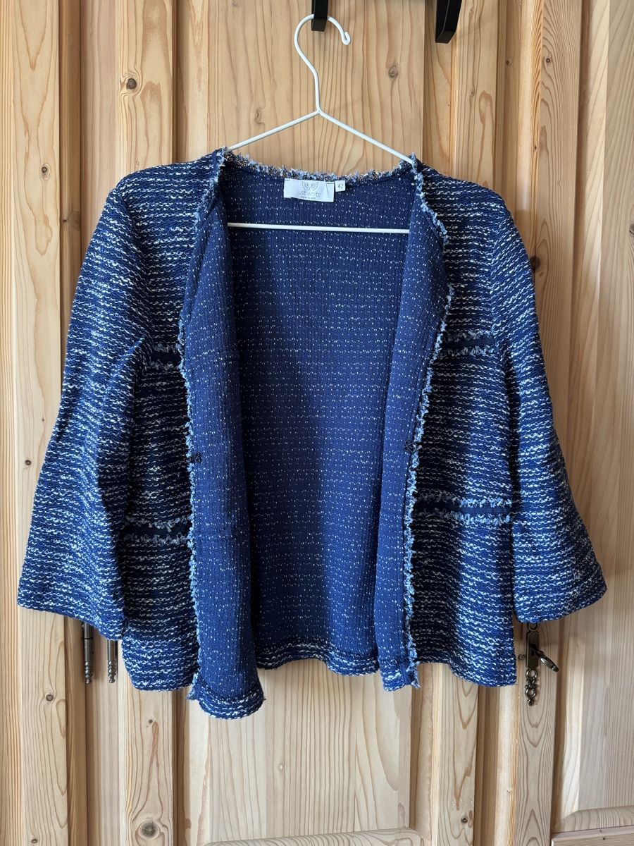 Jacken: Just White Bouclé-Jacke, Grösse 42 – Gebraucht aus Hergiswil NW von kaufe_bei_kaufmann 3