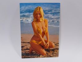 Vintage Pin Up Postkarte / Ansichtskarte - Hot Blonde