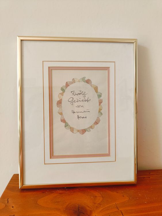 Dipinti: Hermann Hesse – Original Aquarell „Zwölf Gedichte“ (1954) – Usato da St.Gallen venduto da and_j7rb 6