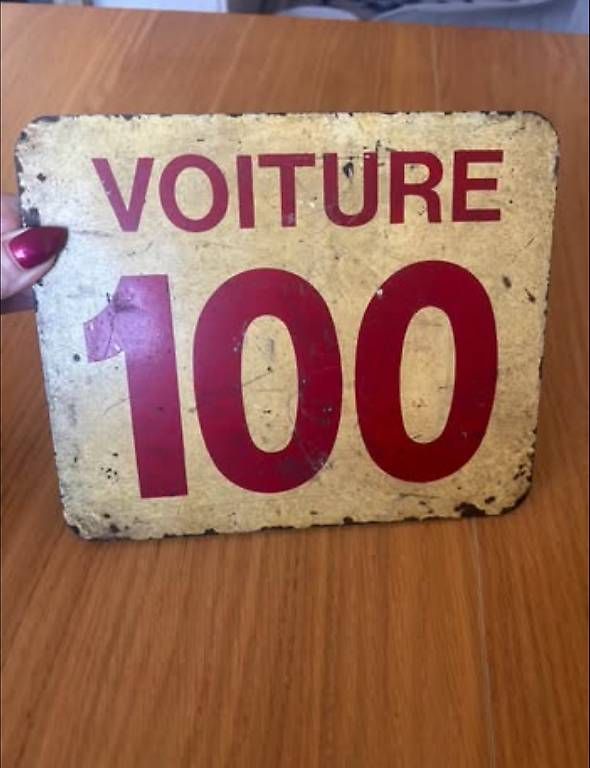 SBB/CFF/FFS Ecriteaux: Plaque de train émaillée – D'occasion à Orbe par car_8grw 3