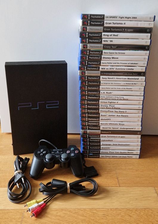 Playstation 2 fat mit 30 Spielen | Kaufen auf Ricardo