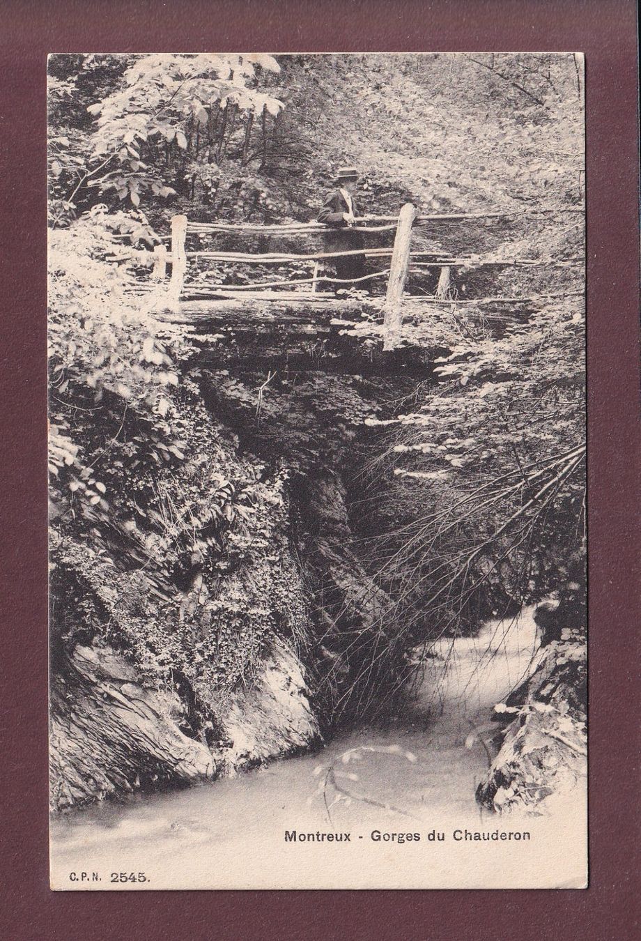 Cartes postales: MONTREUX - Gorges du Chauderon - CPN – D'occasion à Pully par nicecards