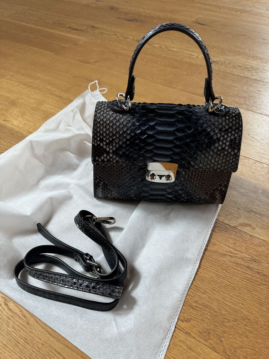 Taschen für Damen: Schicke Pythonleder Handtasche – Neu und originalverpackt aus Seon von noe_zz6w 4
