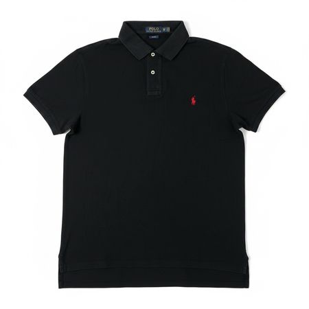 Polo Ralph Lauren Slim Fit Noir logo brodé rouge - XL #53
