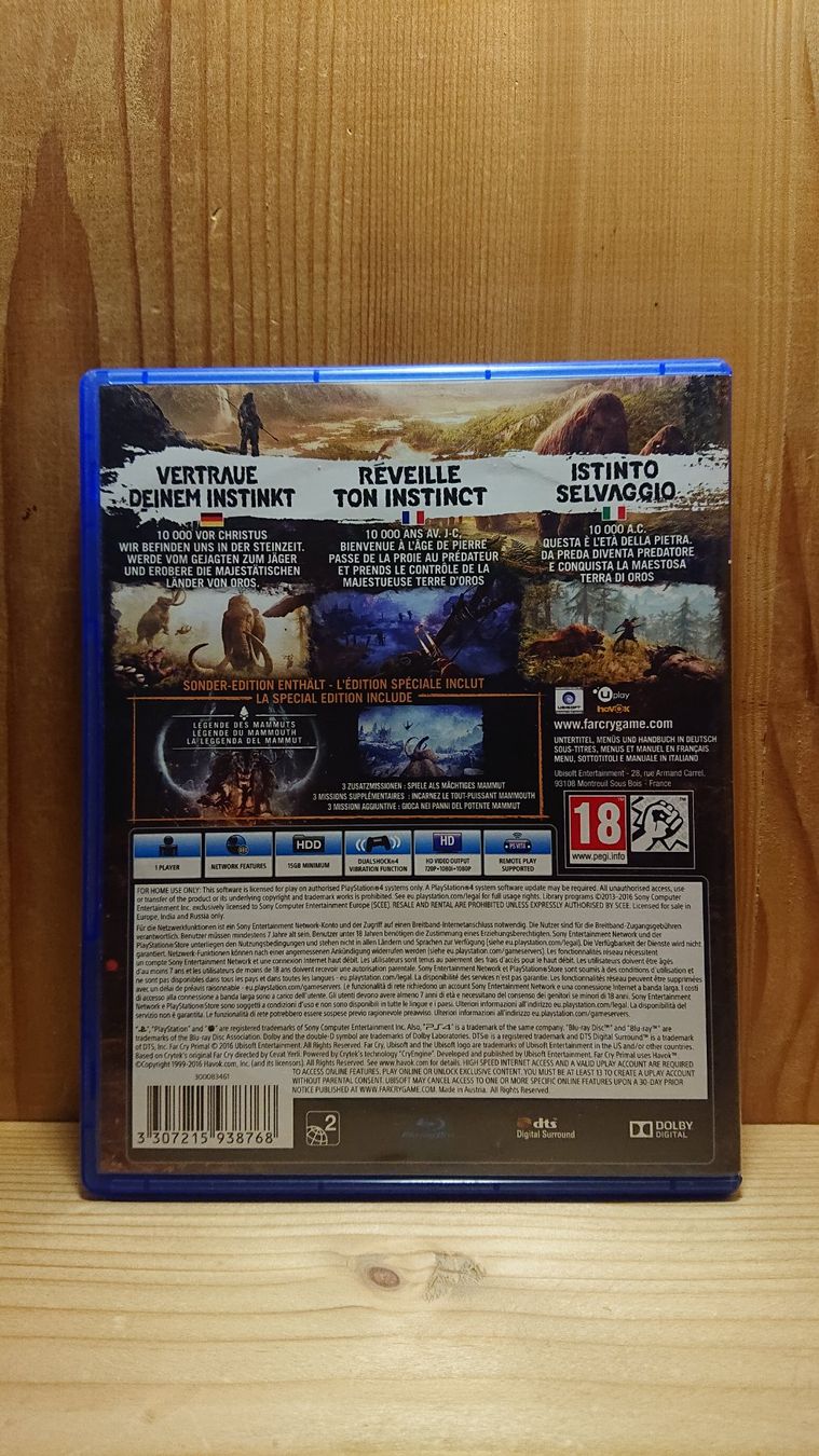 Sony Giochi: FARCRY PRIMAL PS4 Game – Usato da Wilderswil venduto da Exebub 1