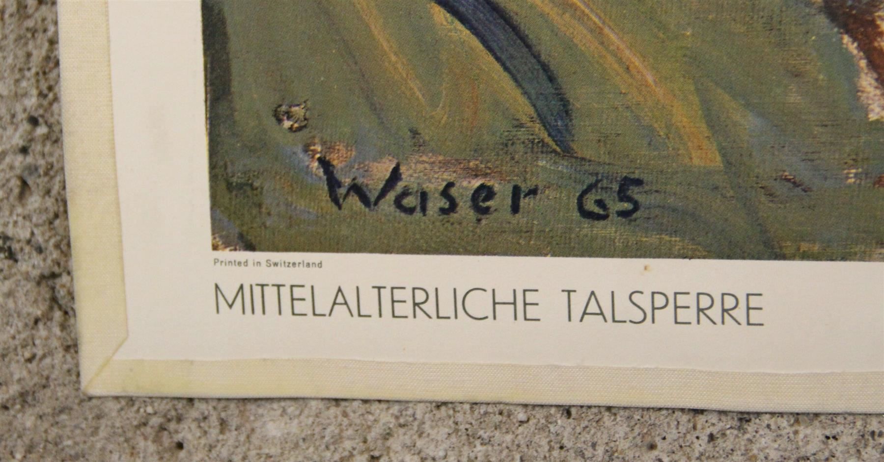 Foto & Immagini: Schulwandbild "Talsperre" Heini Waser – Usato da Birrwil venduto da brandschatz_birrwil 4