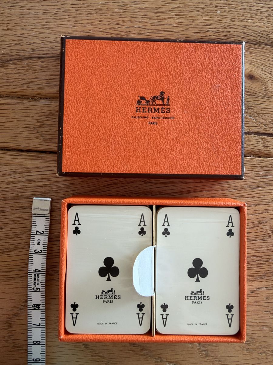 Giochi: Hermes Mini Spielkarten Set 2 Decks mit Originalbox – Nuovo e nell'imballaggio originale da Zürich venduto da per03 2